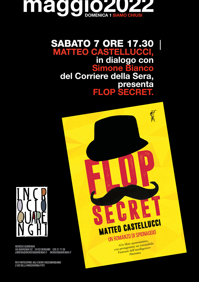 Matteo CASTELLUCCI presenta FLOP SECRET, Paesi Edizioni